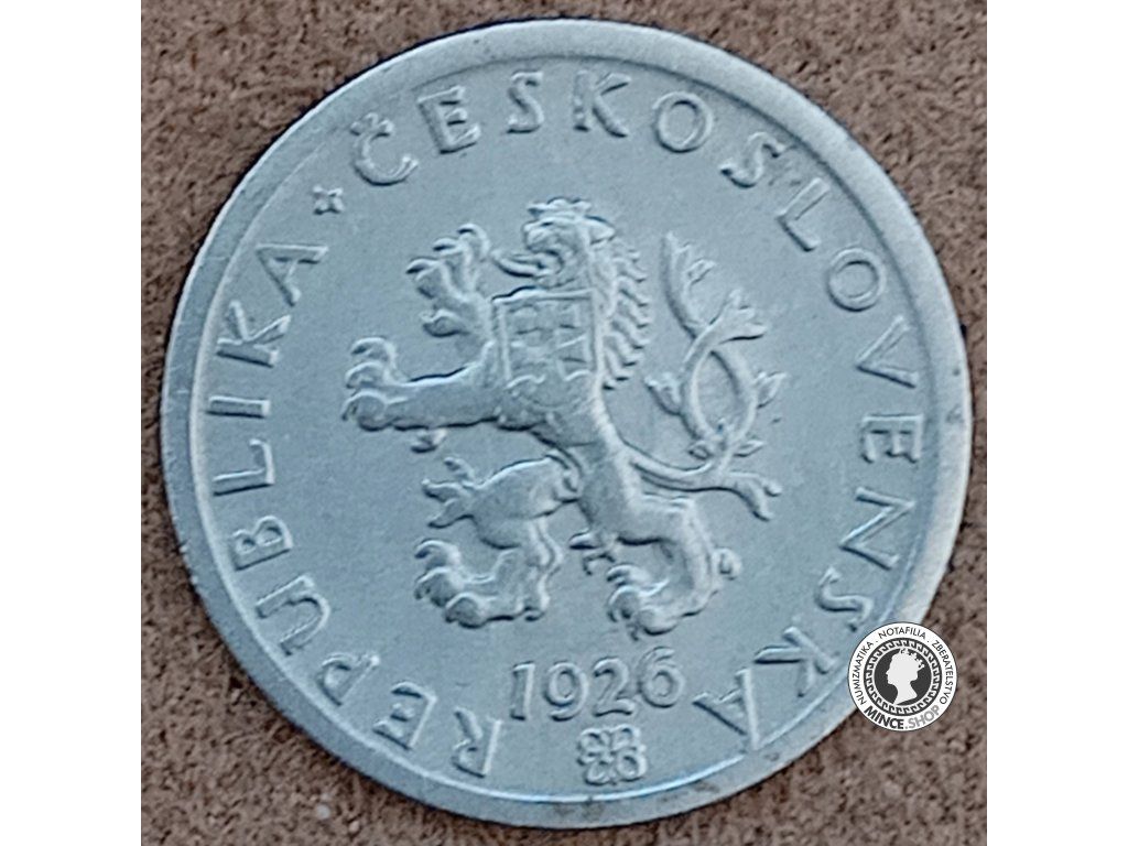 20 halier - 1.ČSR - 1926