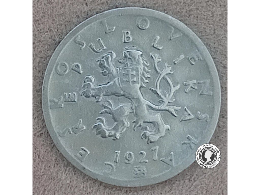 50 halier - 1.ČSR - 1927