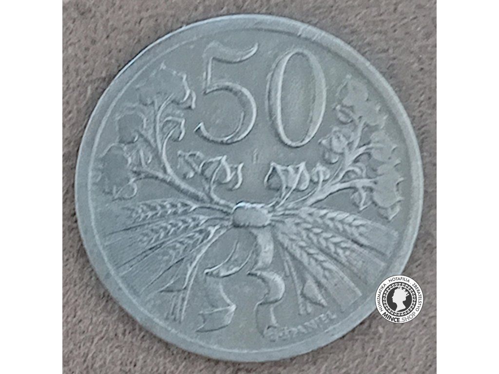 50 halier - 1.ČSR - 1927