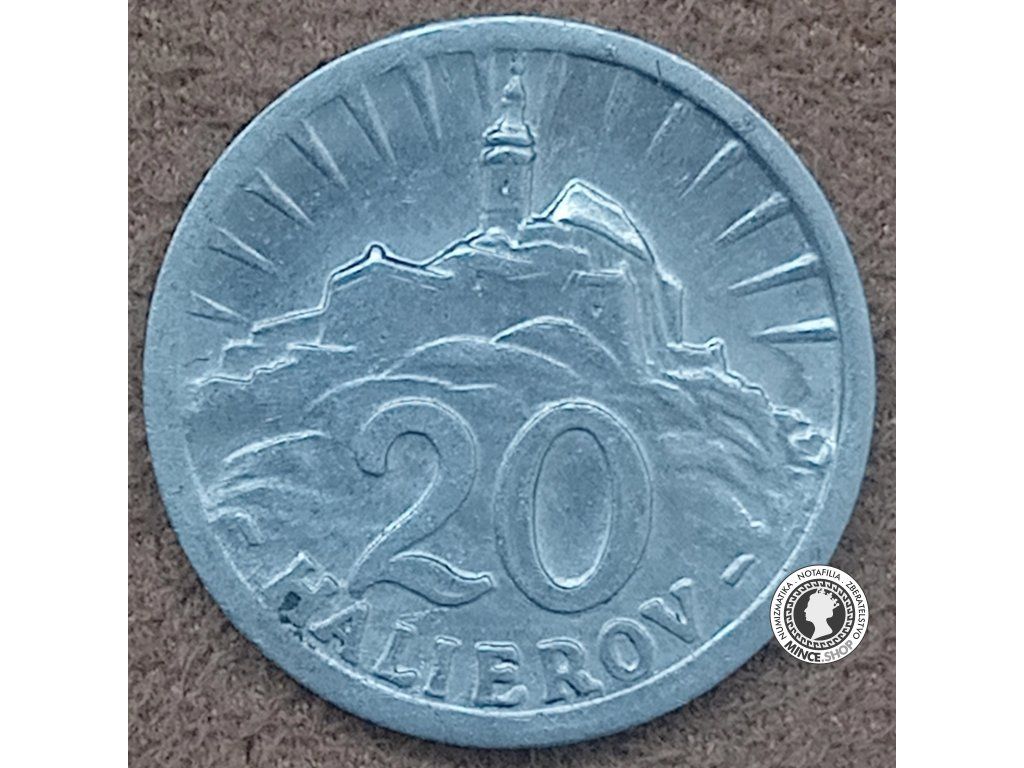 20 halier - Slovenský Štát - 1942