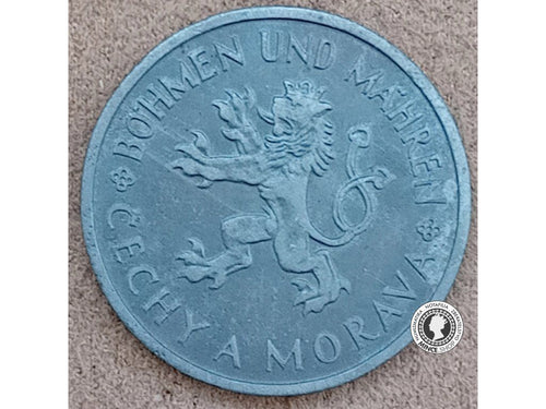 1 koruna - Protektorát Čechy a Morava - 1942