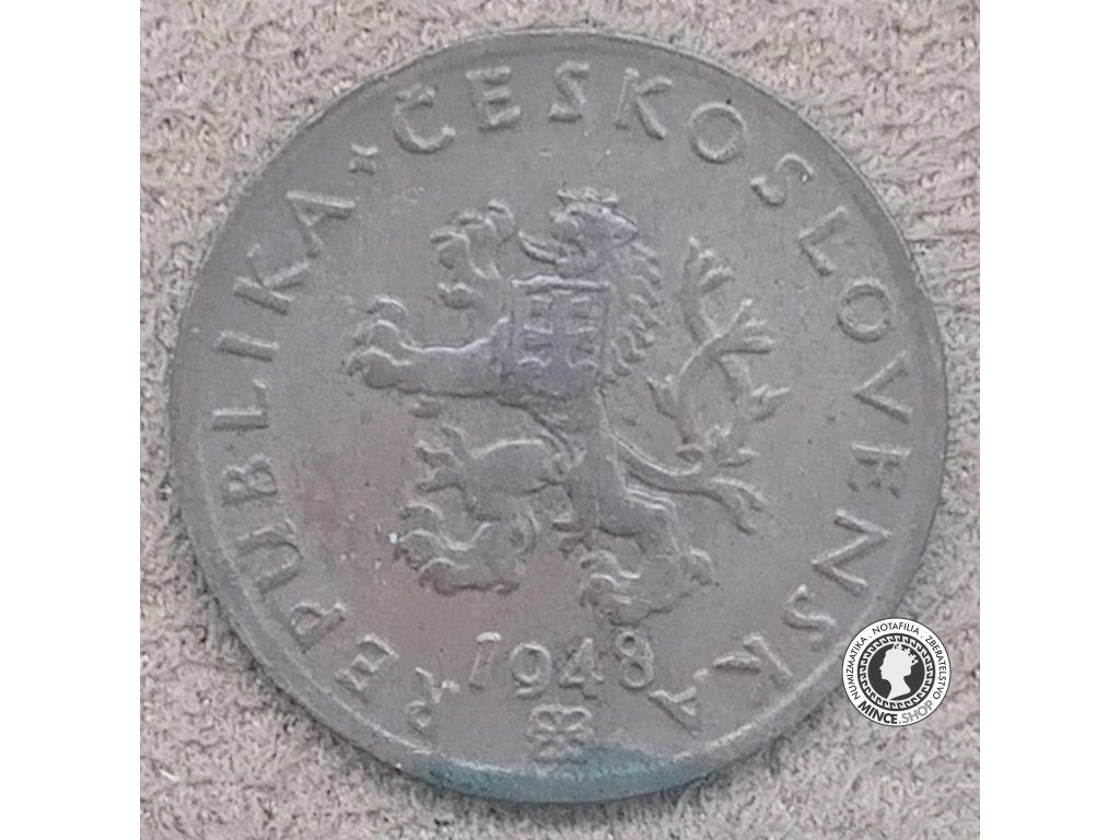 20 halier - Česko-Slovensko - 1948