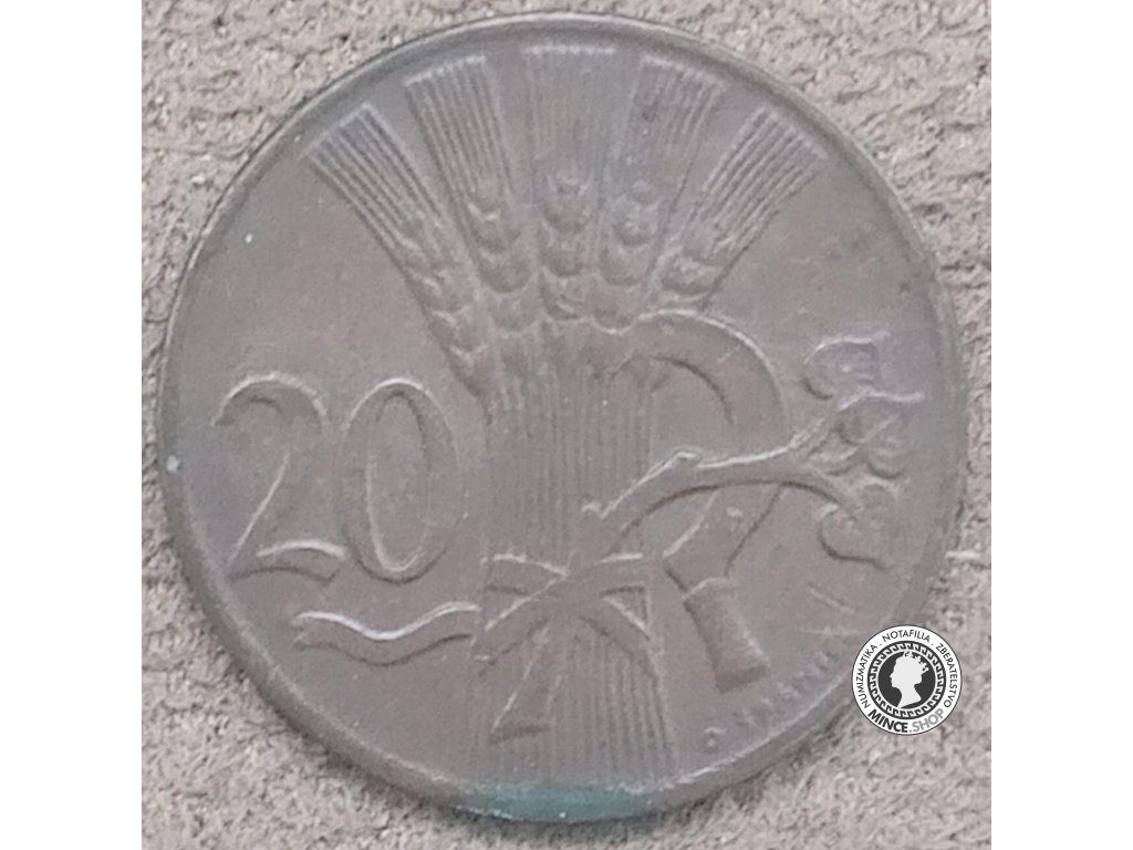 20 halier - Česko-Slovensko - 1948