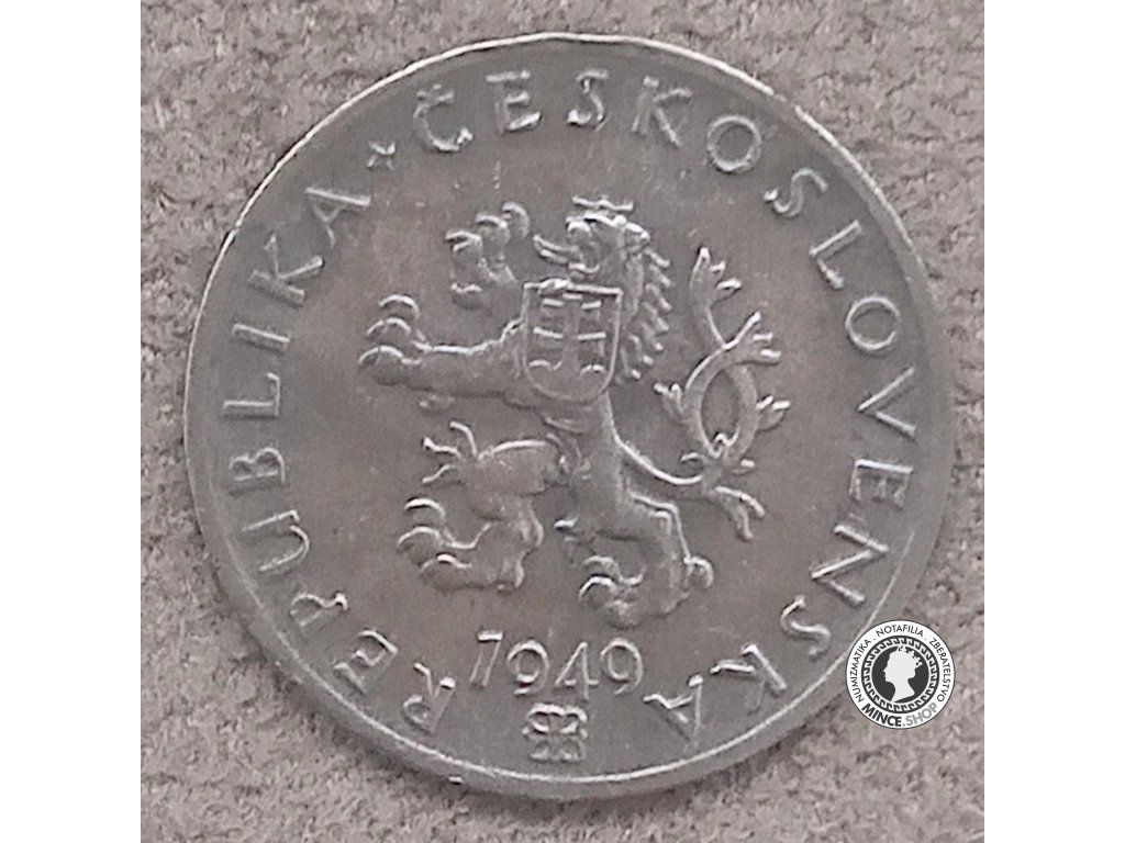 20 halier - Česko-Slovensko - 1949