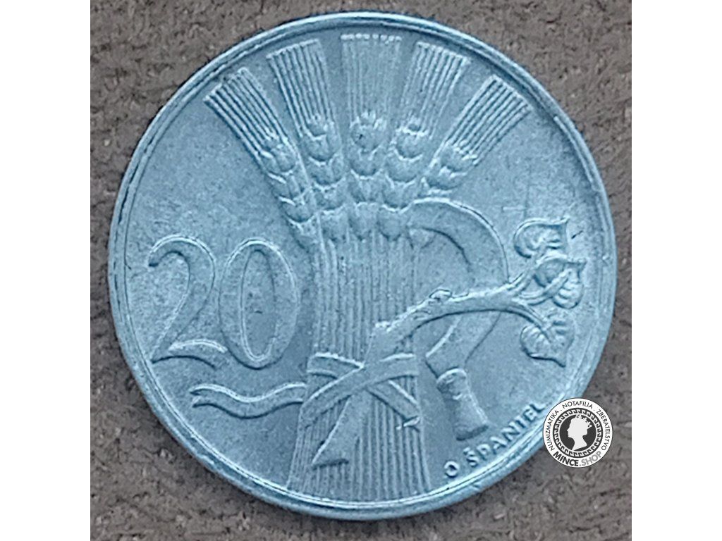 20 halier - Česko-Slovensko - 1951