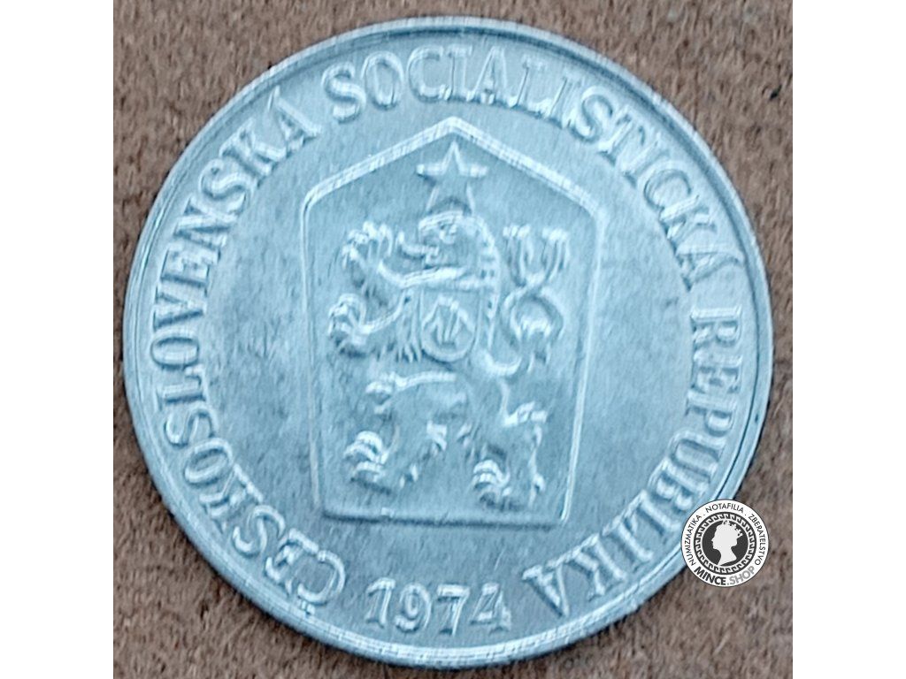 5 halier - Česko-Slovensko - 1974