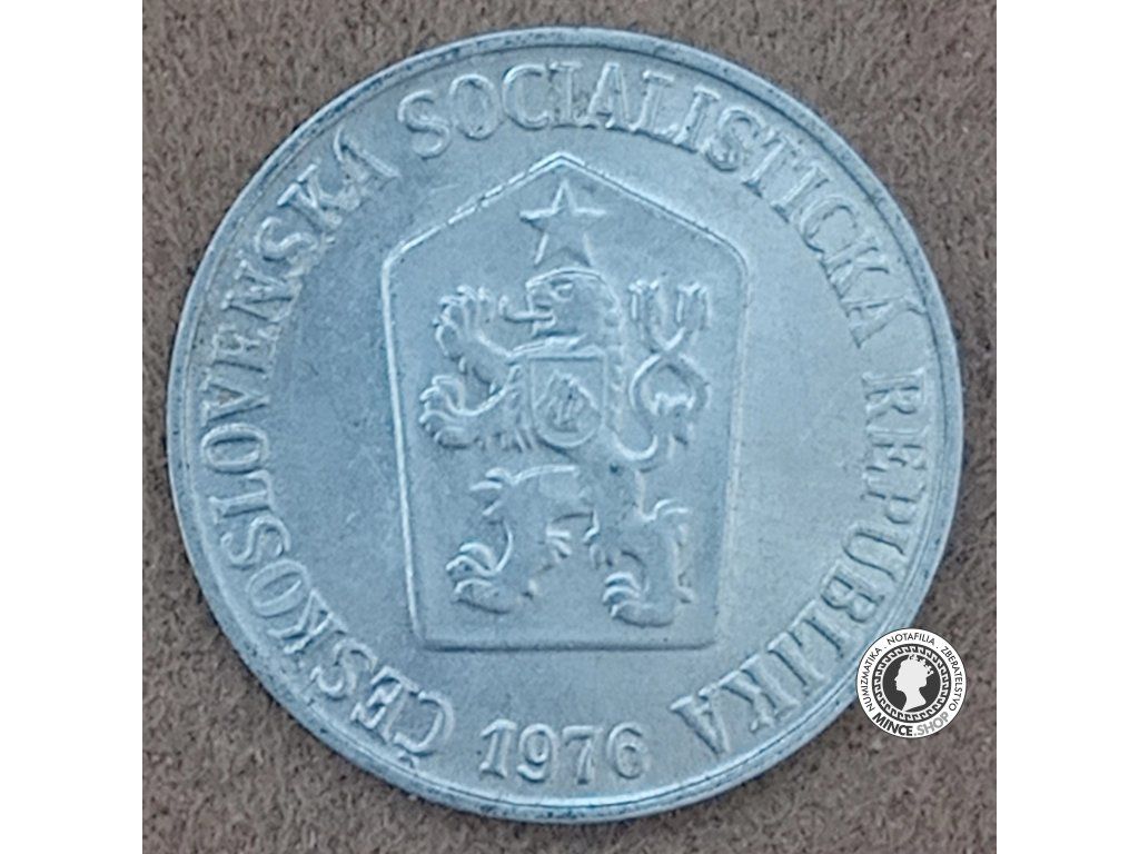 5 halier - Česko-Slovensko - 1976