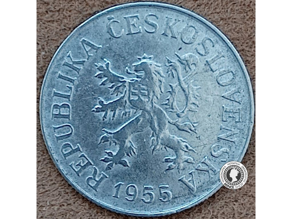 10 halier - Česko-Slovensko - 1955