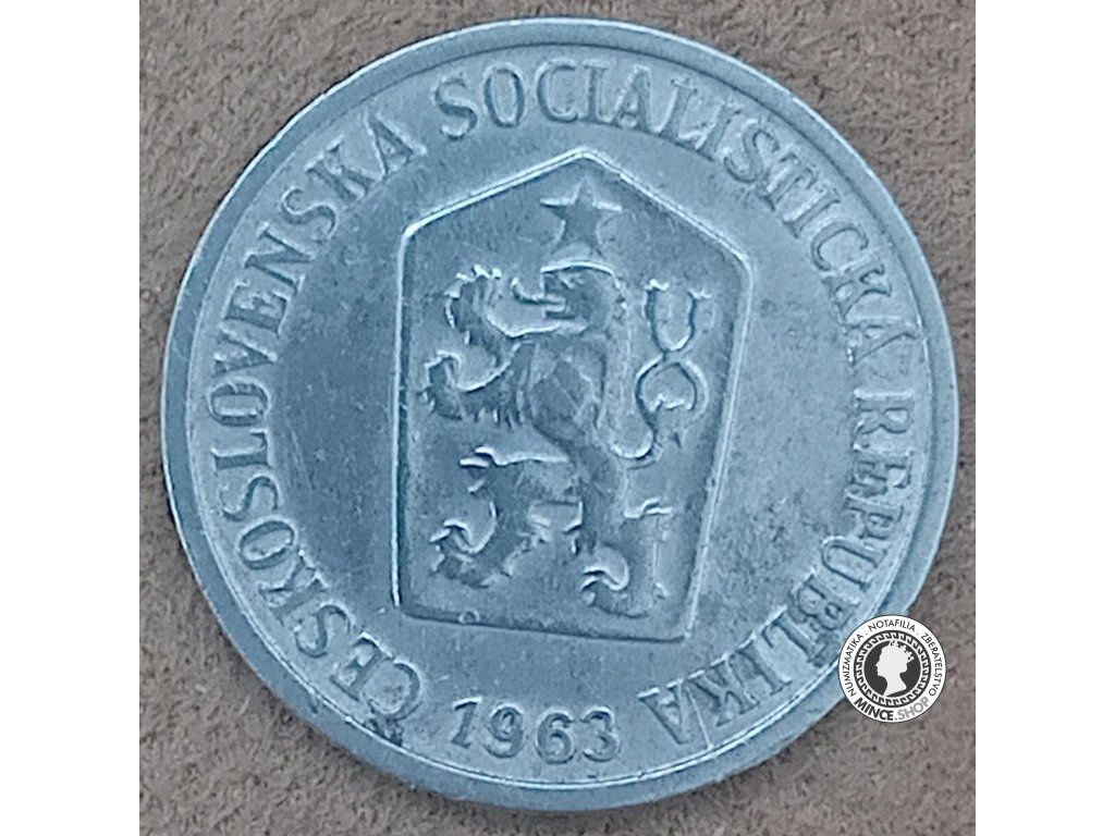 10 halier - Česko-Slovensko - 1963