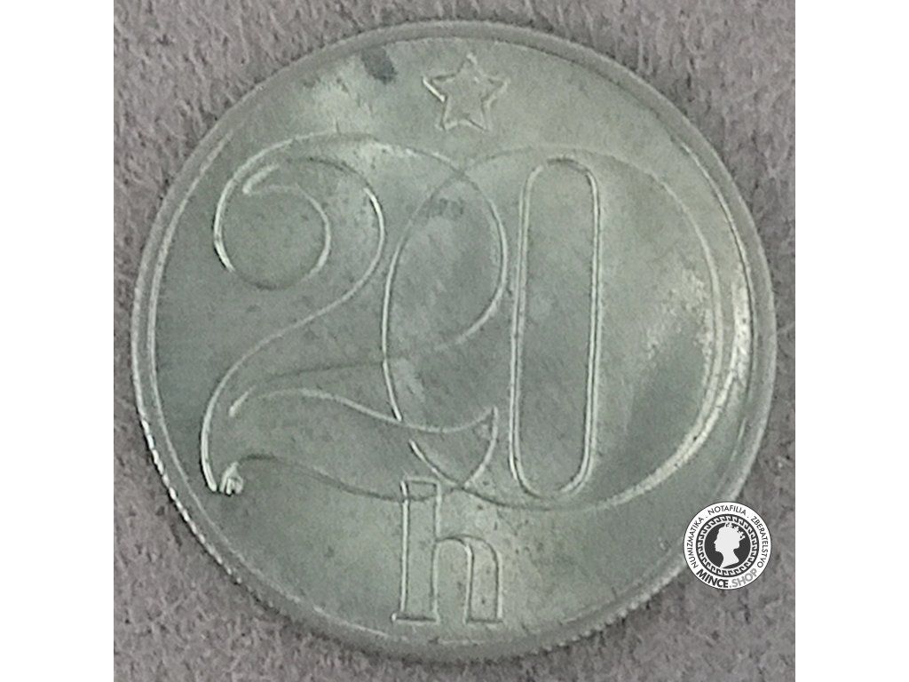 20 halier - Česko-Slovensko - 1984