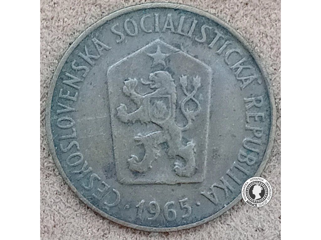 50 halier - Česko-Slovensko - 1965