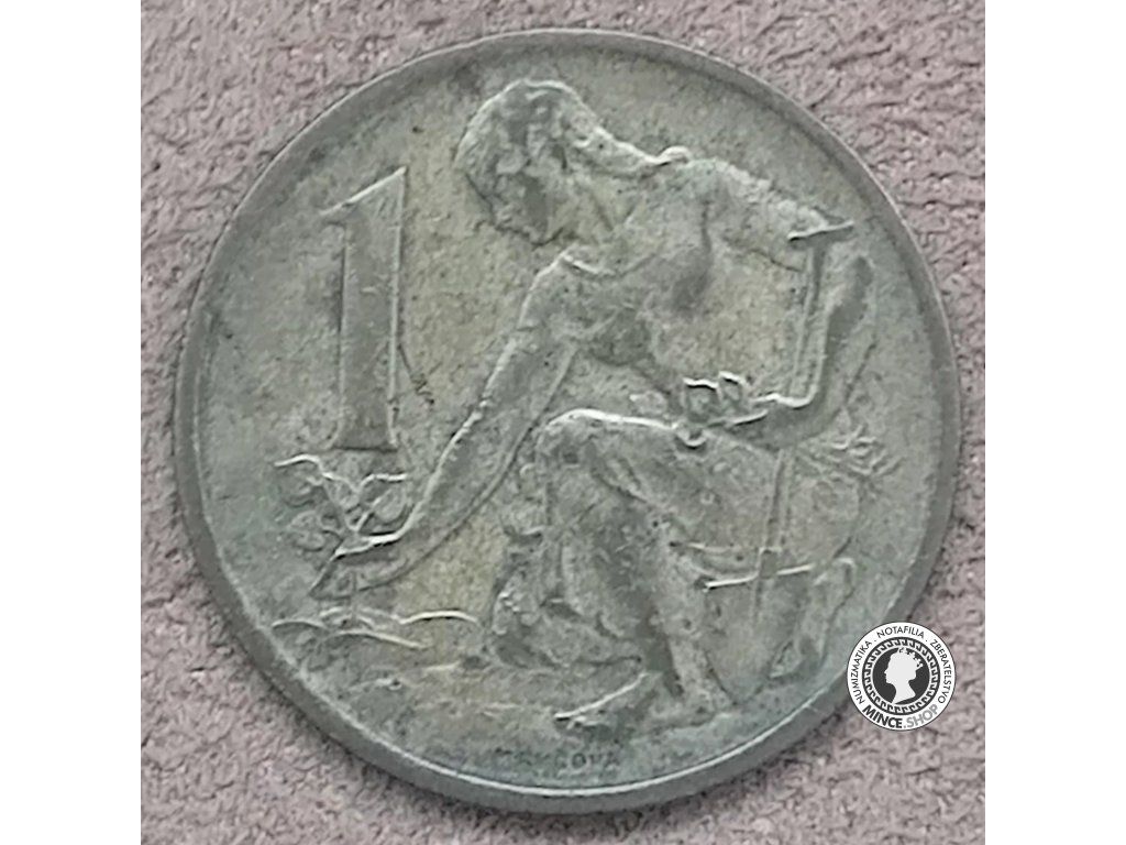 1 koruna - Česko-Slovensko - 1960