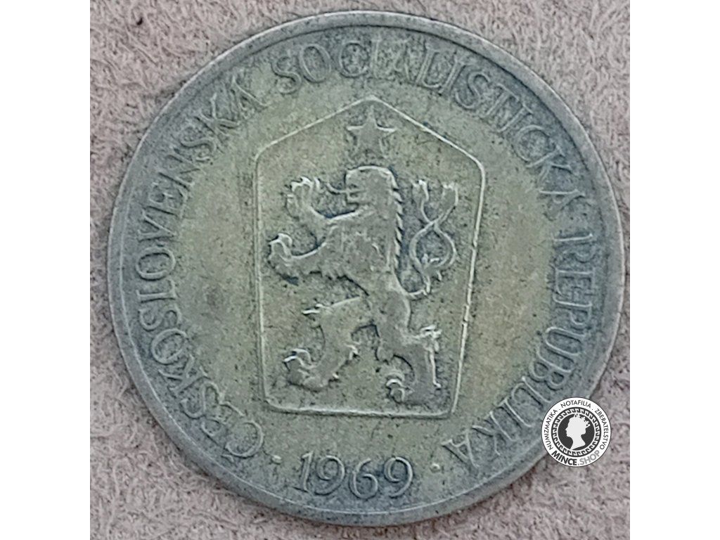 1 koruna - Česko-Slovensko - 1969