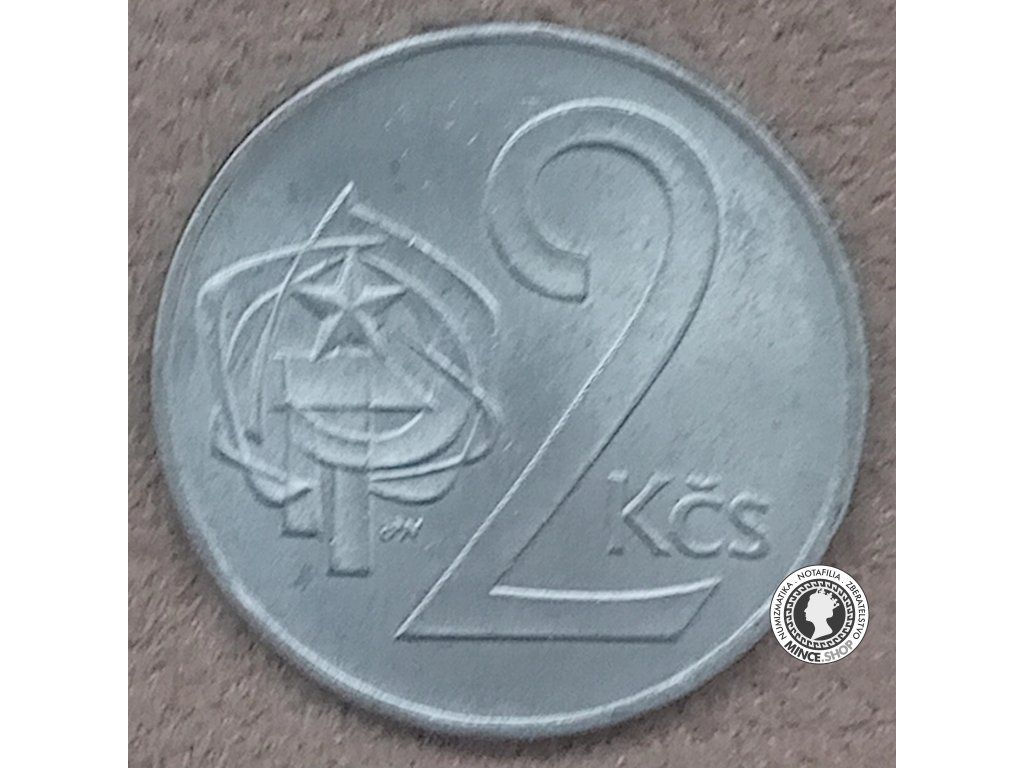 2 koruna - Česko-Slovensko - 1972