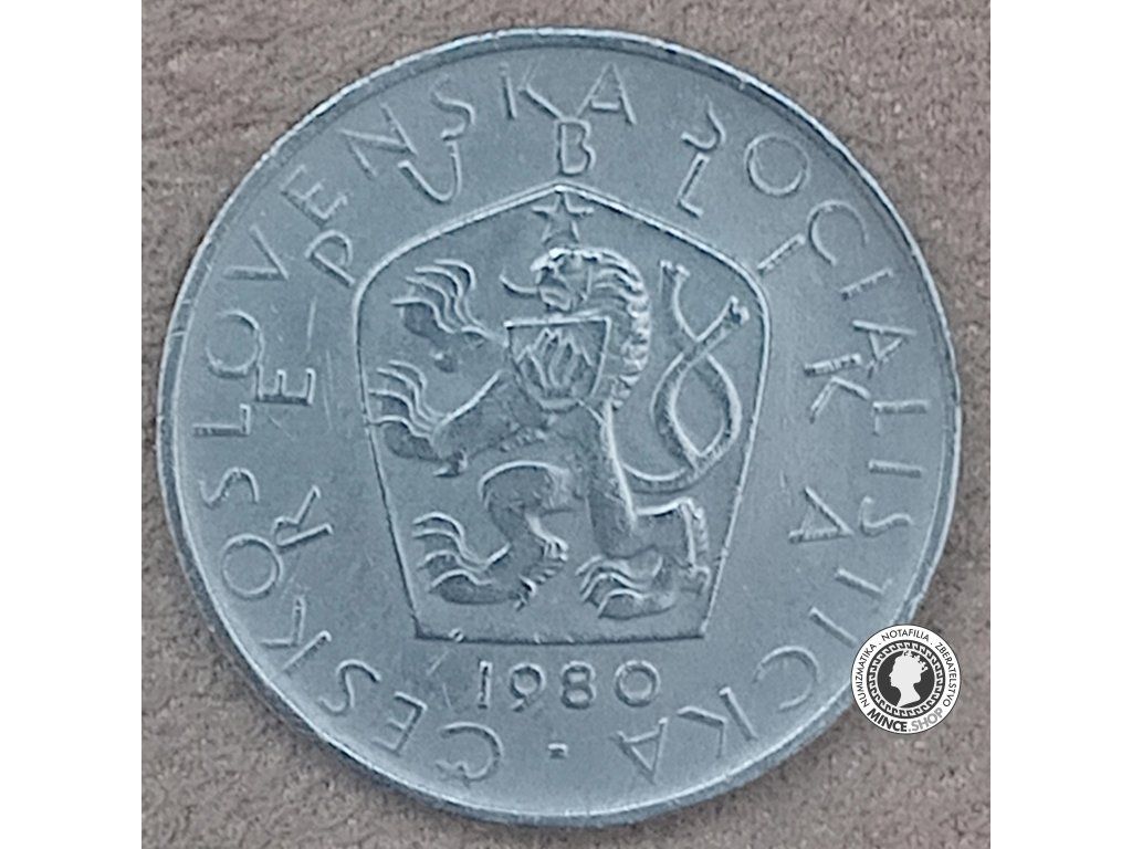 5 koruna - Česko-Slovensko - 1980