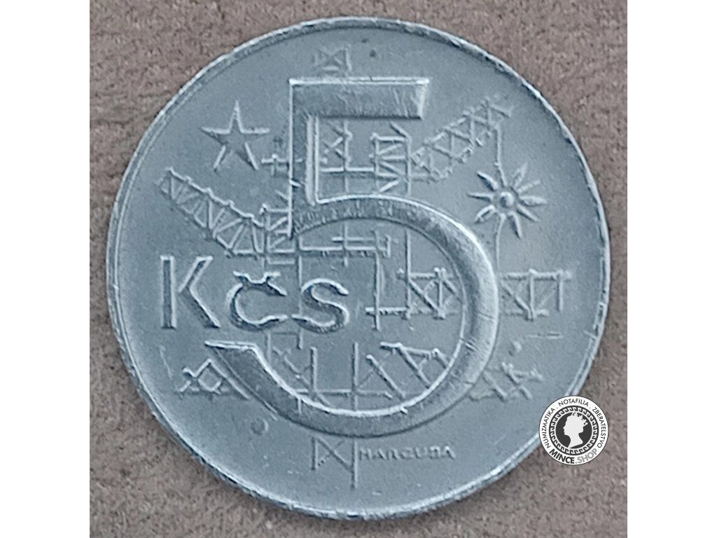 5 koruna - Česko-Slovensko - 1980