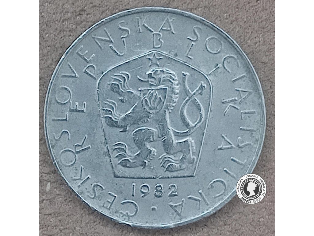 5 koruna - Česko-Slovensko - 1982