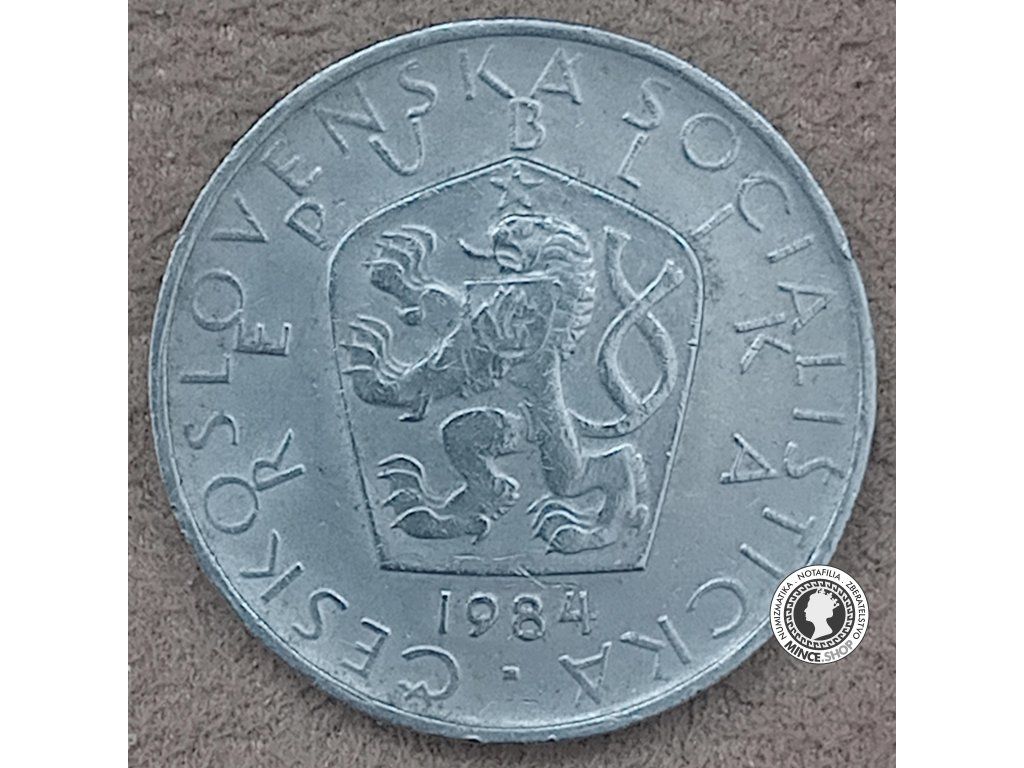 5 koruna - Česko-Slovensko - 1984