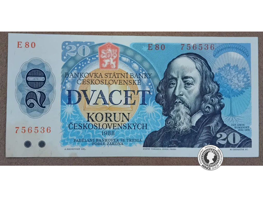 20 Korún - 1988 - ČSSR