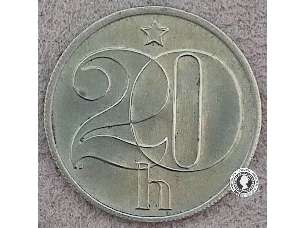 20 halier - Česko-Slovensko - 1987