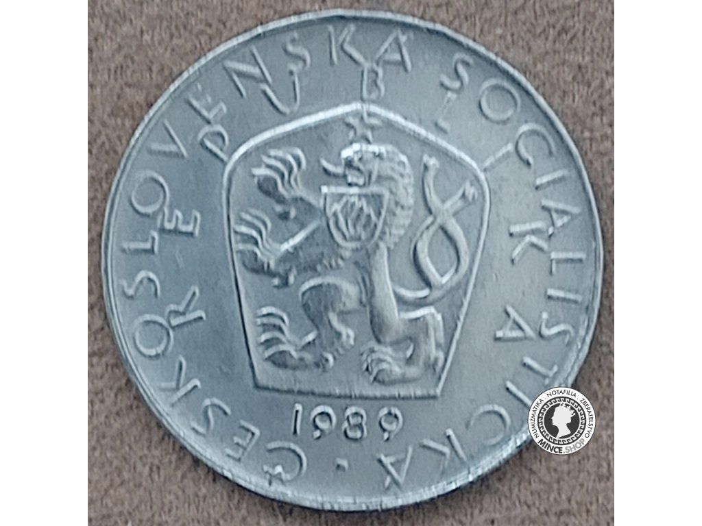 5 koruna - Česko-Slovensko - 1989
