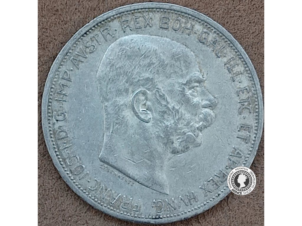 5 koruna - Rakúsko-Uhorsko - 1909