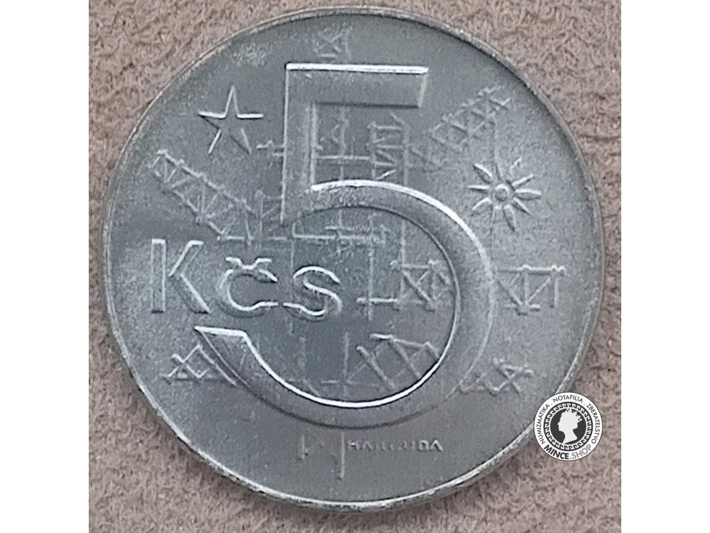 5 koruna - Česko-Slovensko - 1988 - UNC