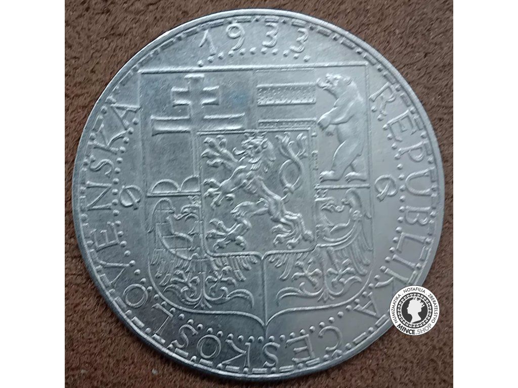 20.koruna - 1.ČSR - 1933