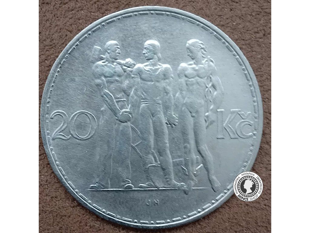 20.koruna - 1.ČSR - 1933