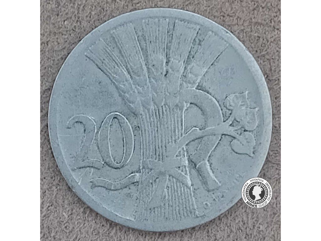 20 halier - 1.ČSR - 1925